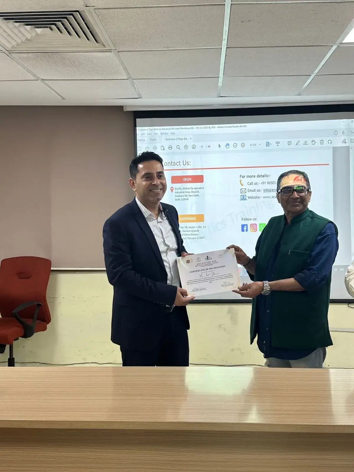 Anil Dhawan Certified by companies